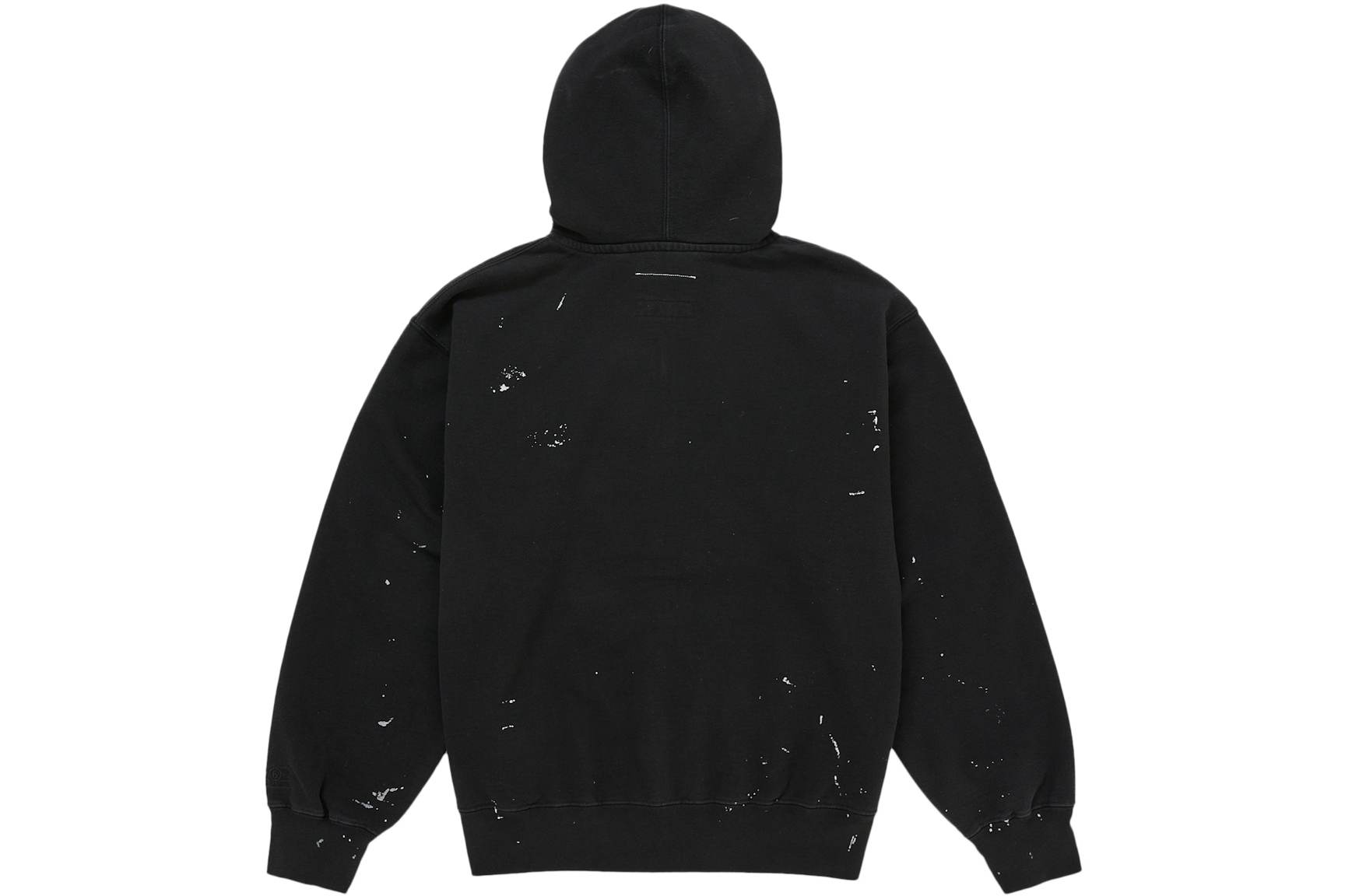 Supreme MM6 Maison Margiela Box Logo Zip Up Hooded Sweatshirt Black