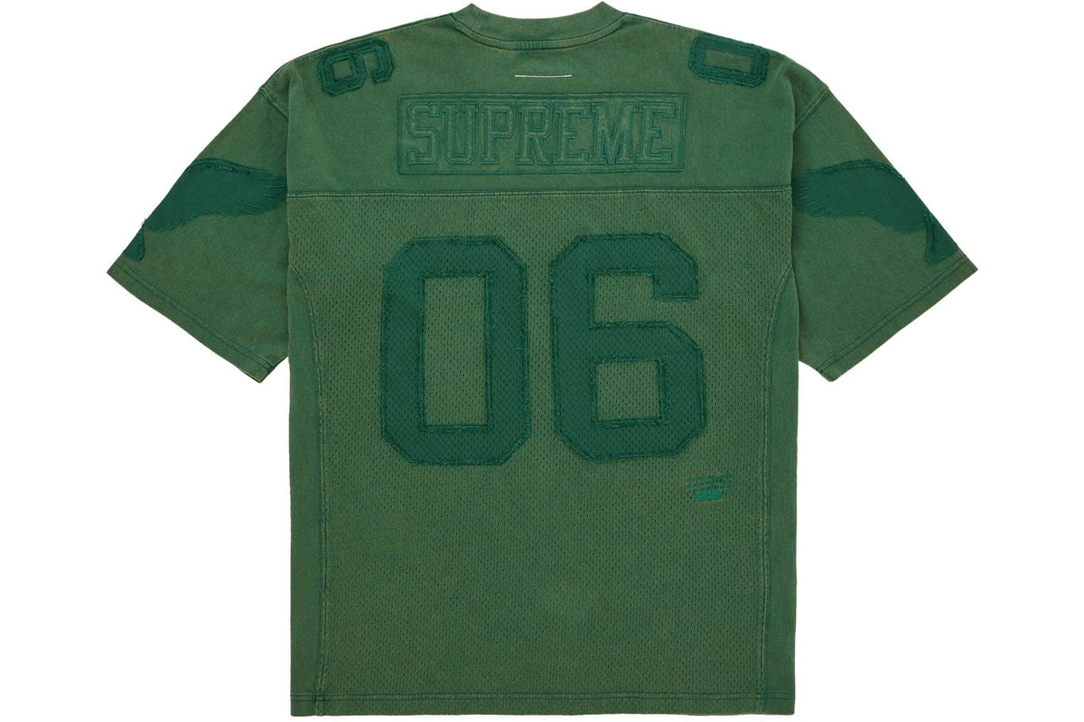 Supreme MM6 Maison Margiela Cotton Football Jersey Green secondary image