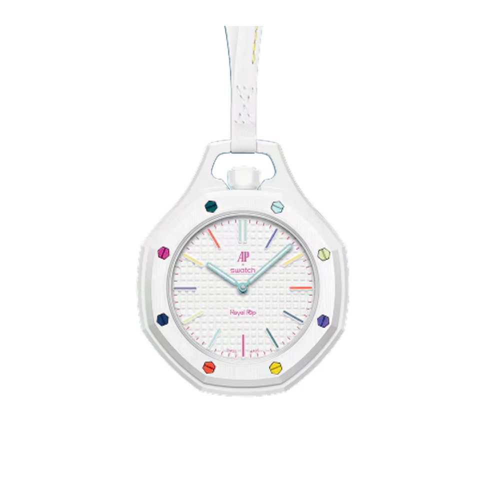 Swatch x Audemars Piguet Bioceramic Royal Pop Huit Blanc