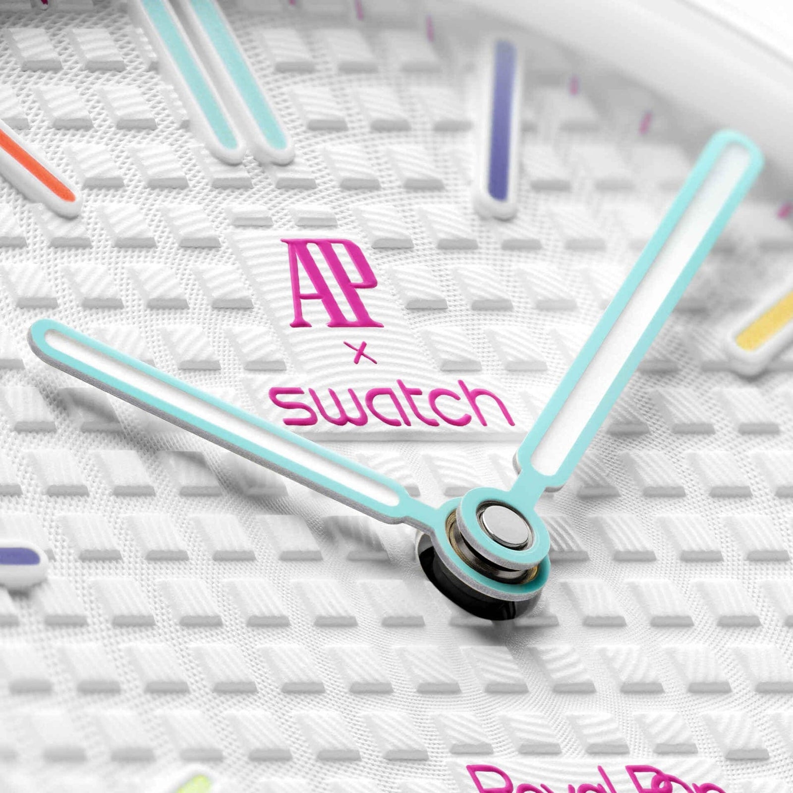 Swatch x Audemars Piguet Bioceramic Royal Pop Huit Blanc