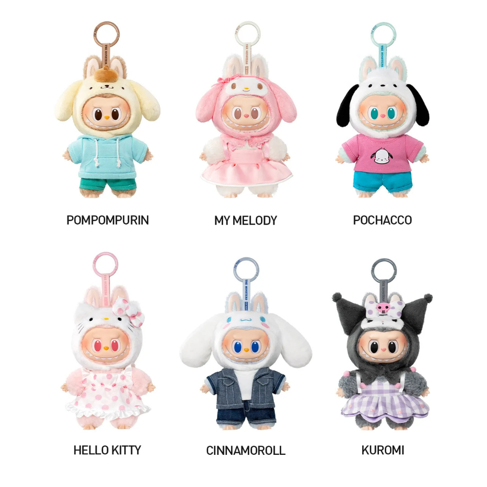 Pop Mart The Monsters Labubu x Hello Kitty and Friends Series Single Blind Box