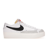 Nike Blazer Low Platform Vit Svart