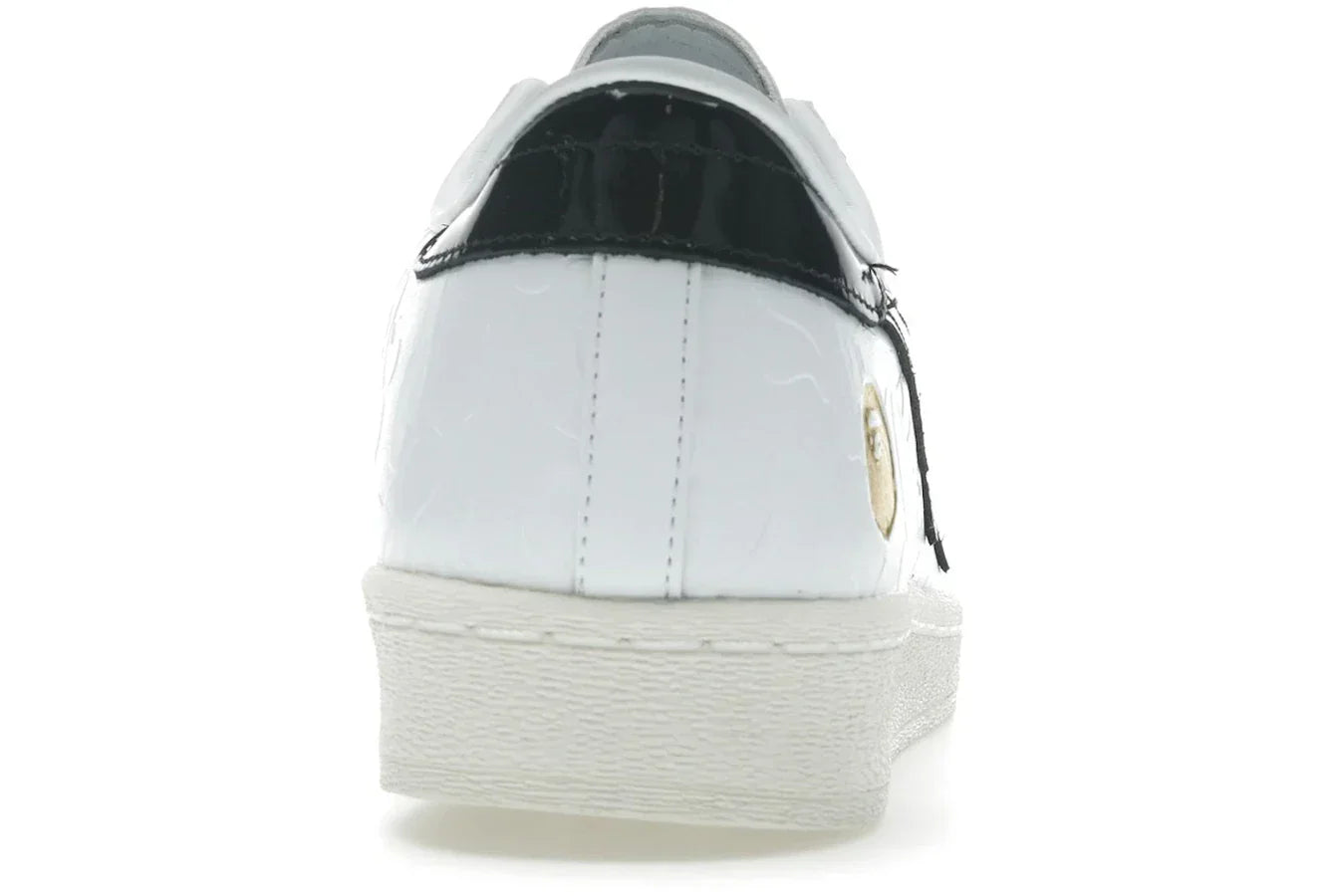 Adidas Superstar Vintage Bape White Black - Sneakerzone