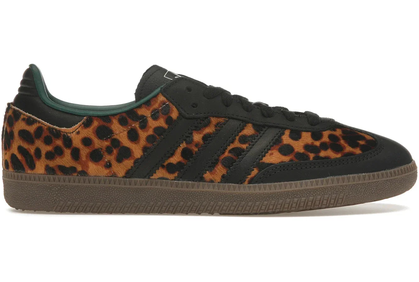 Adidas Samba OG Black Green Leopard - Sneakerzone