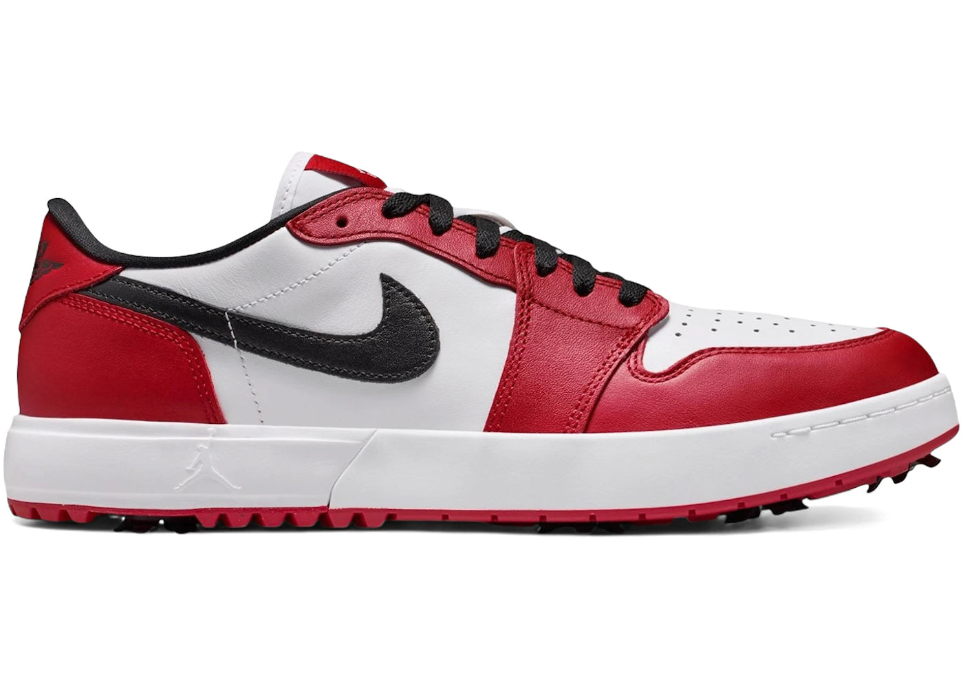 Air Jordan 1 Low Golf Spiked Varsity Red White Black