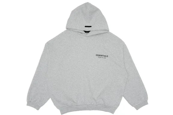 Fear of God Essentials Fleece Hoodie Light Heather Gray product image