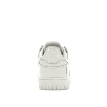 A Bathing Ape Bape SK8 Sta Triple White Patent Leather Sta Logo - Sneakerzone