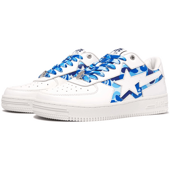 A Bathing Ape Bape Sta Icon ABC Camo Blue - Sneakerzone