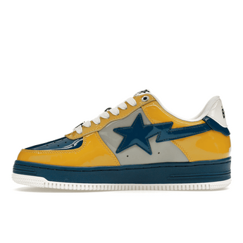 A Bathing Ape Bape Sta Nostalgic Blue Yellow - Sneakerzone