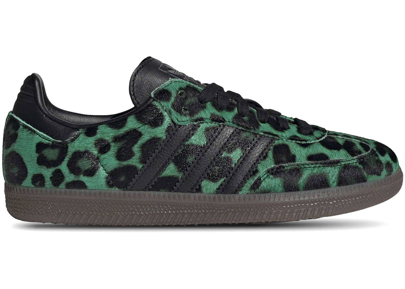 Adidas Samba Semi Screaming Green Core Black Gold Metallic