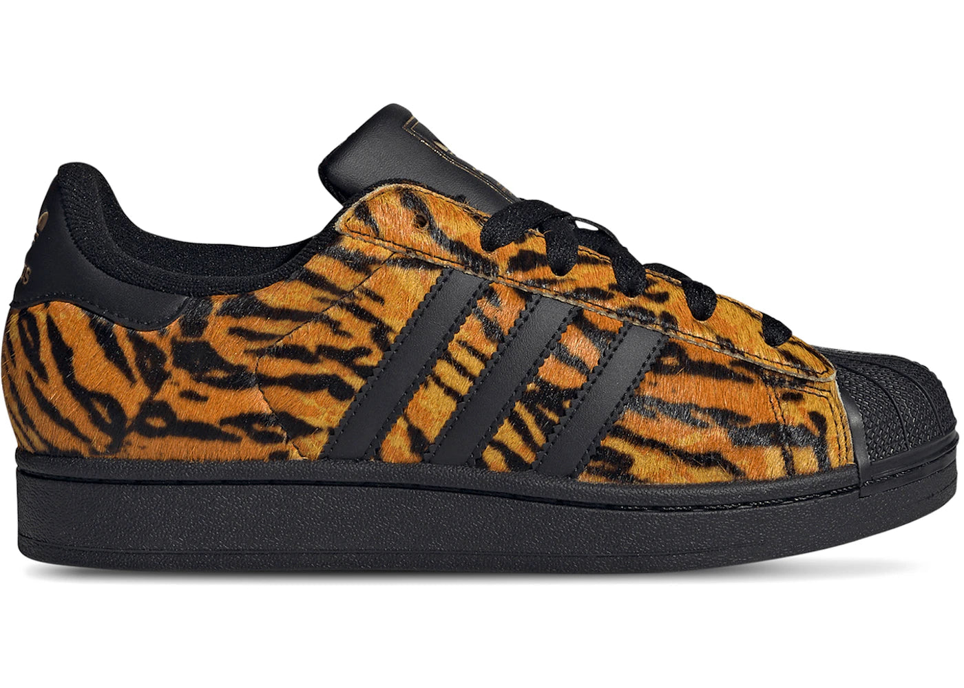 Adidas Superstar II Yellow Core Black Gold Metallic