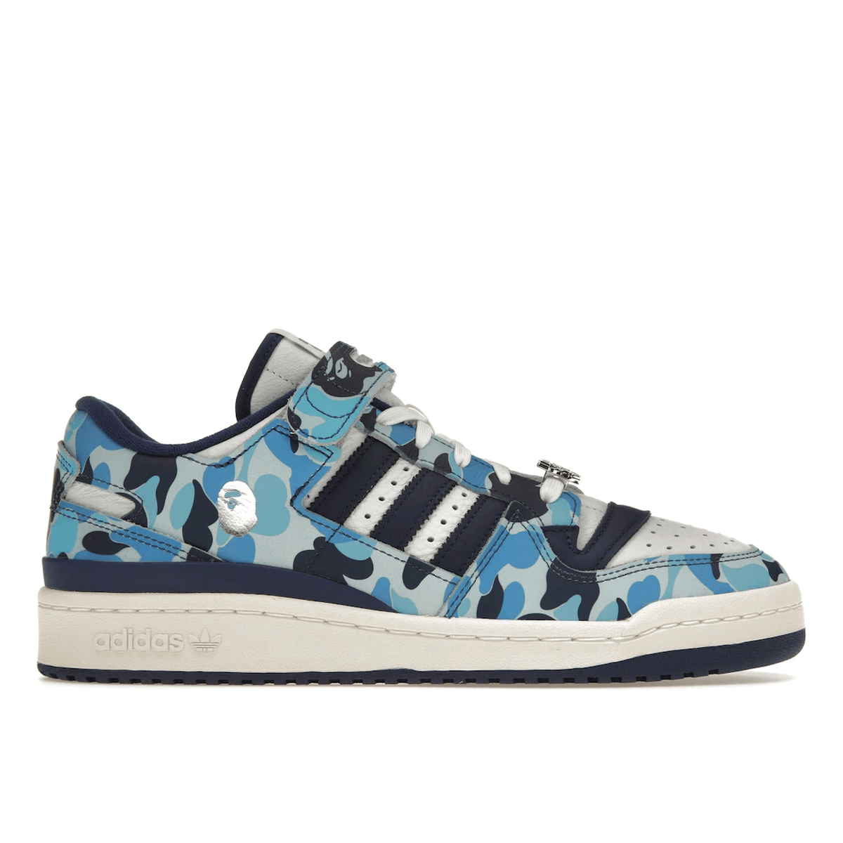 Adidas Forum 84 Low Bape 30th Anniversary Blue Camo - Sneakerzone