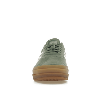 Adidas Gazelle Bold Silver Green Gum - Sneakerzone