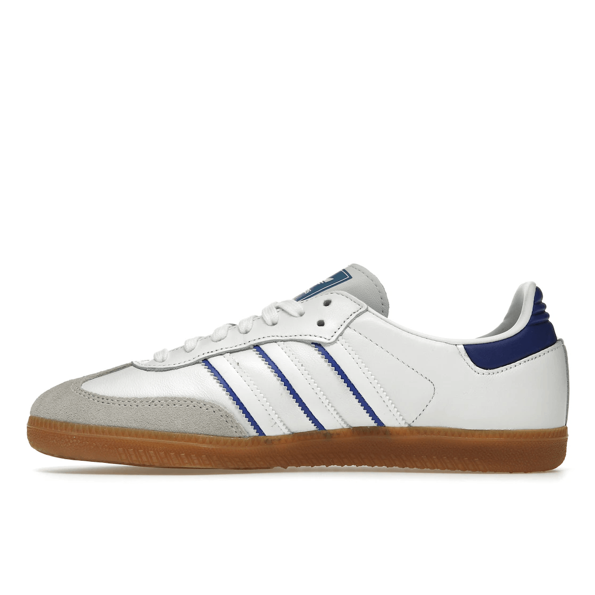 Adidas Samba Leather Cloud White Lucid Blue - Sneakerzone
