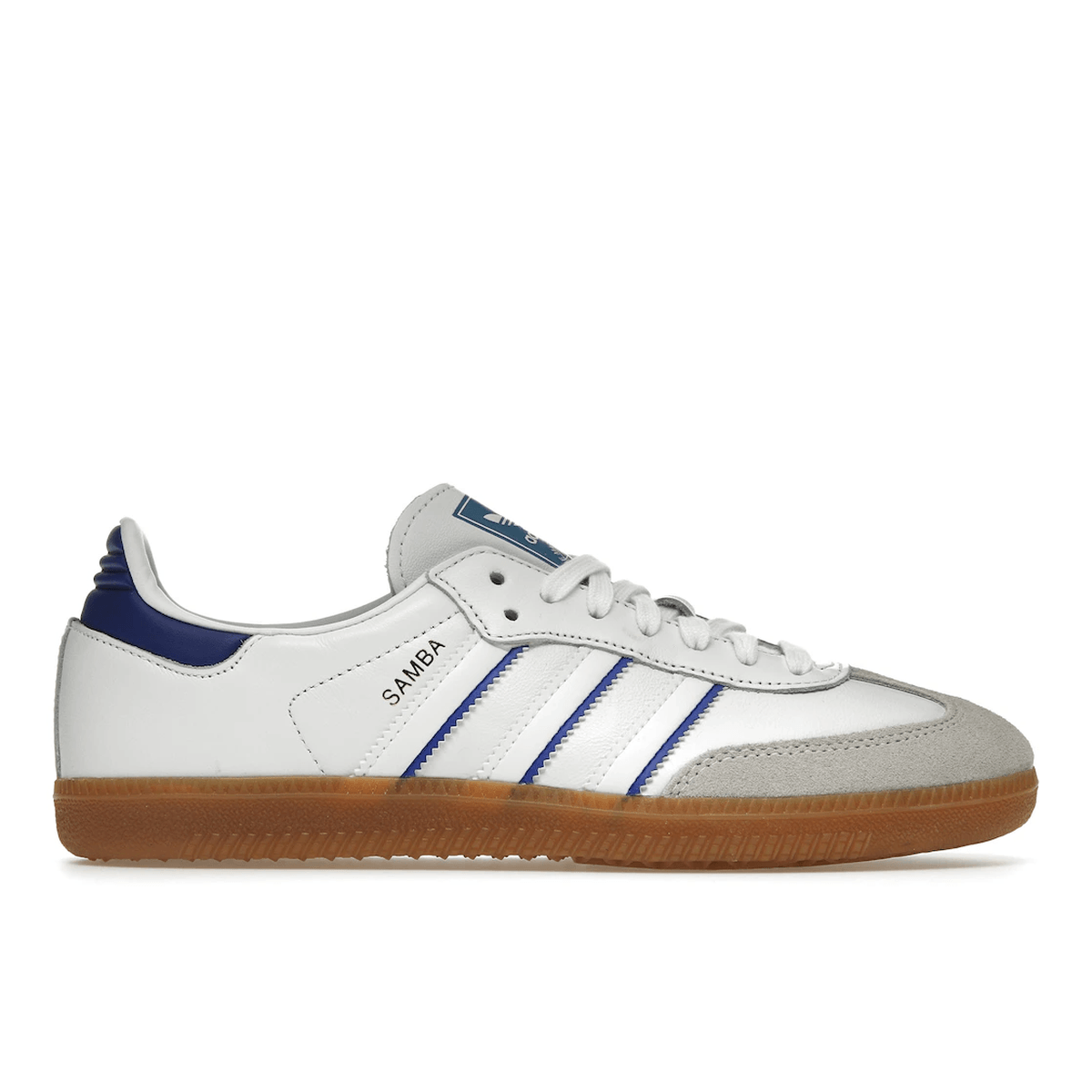 Adidas Samba Leather Cloud White Lucid Blue - Sneakerzone