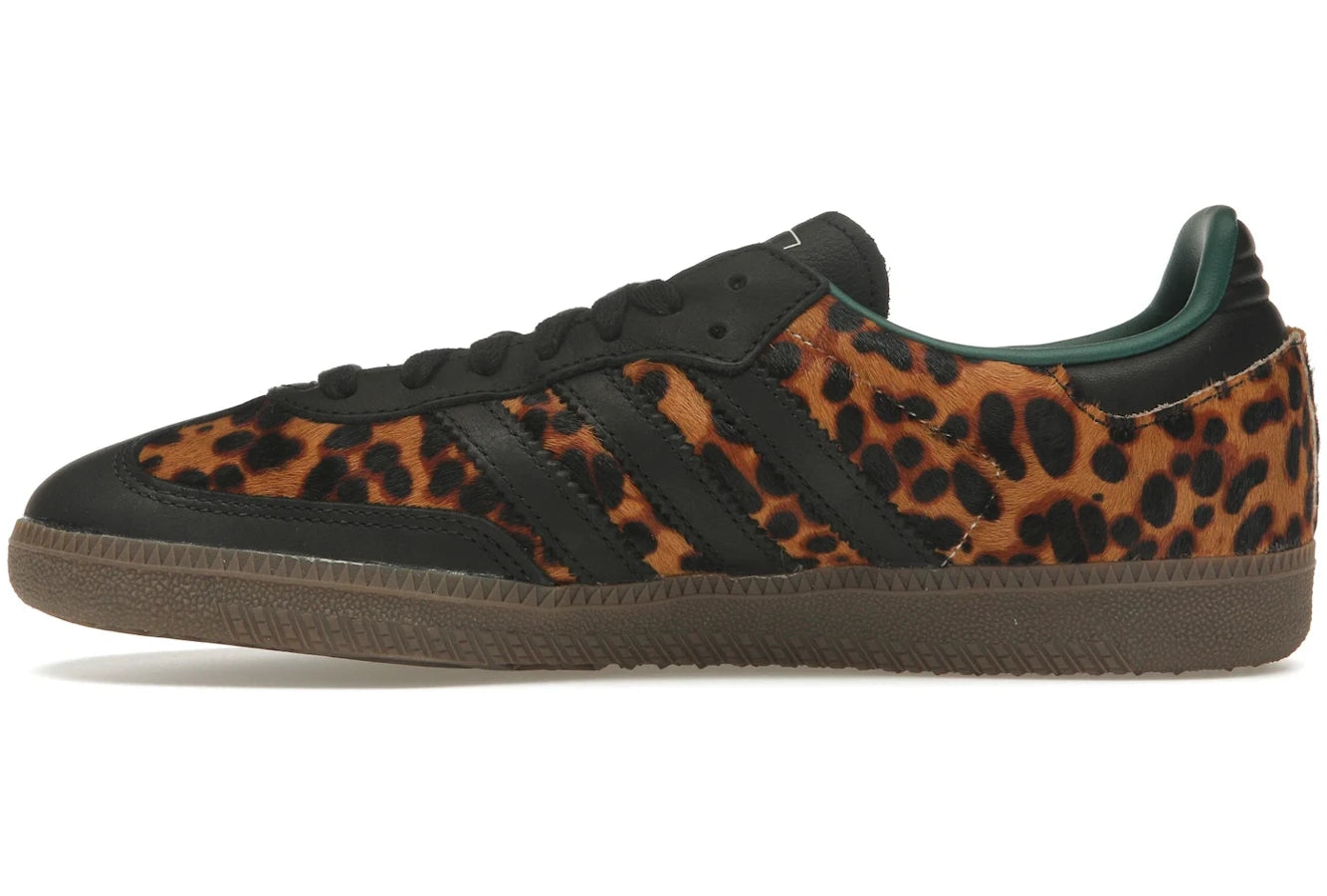 Adidas Samba OG Black Green Leopard