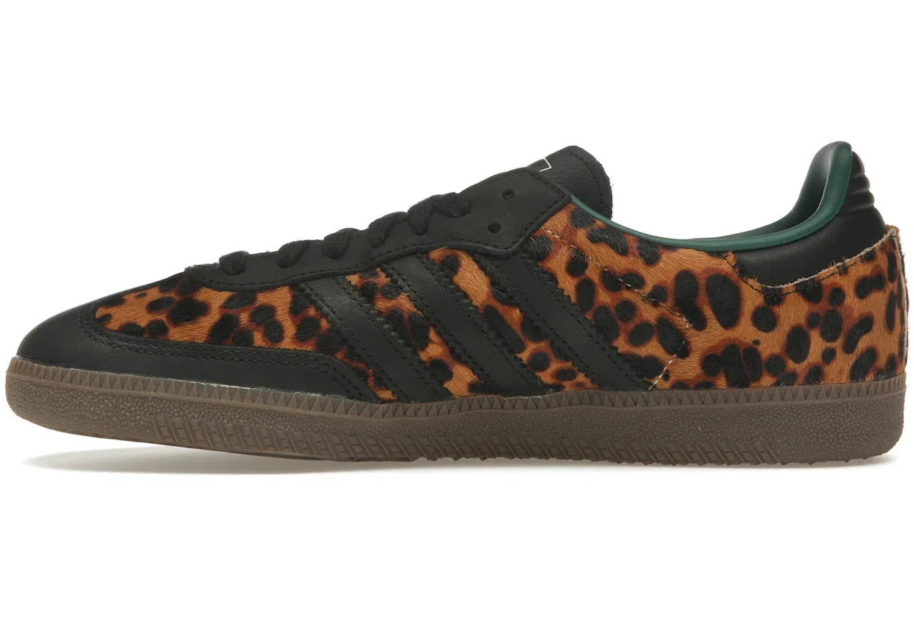 Adidas Samba OG Black Green Leopard - Sneakerzone