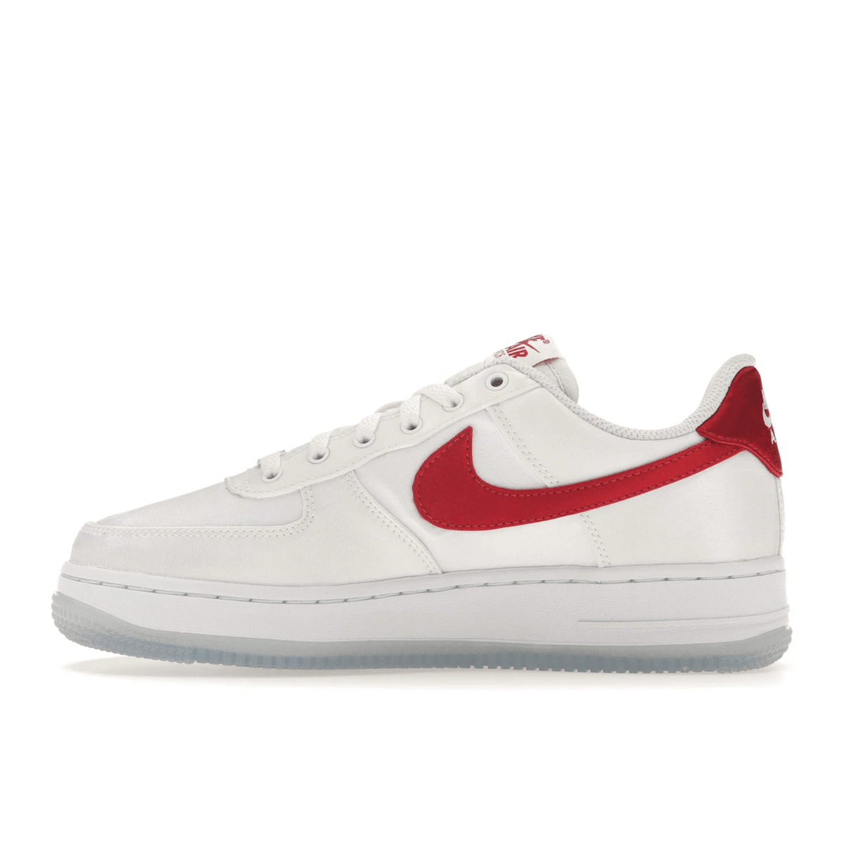 Air Force 1 Low Satin White Red - Sneakerzone
