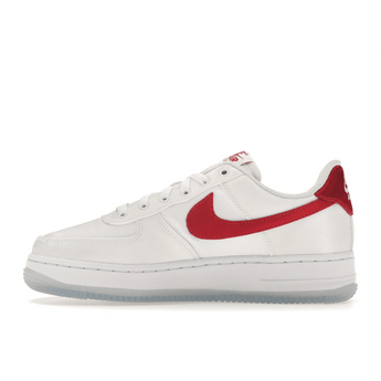 Air Force 1 Low Satin White Red - Sneakerzone
