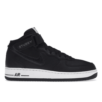 Air Force 1 Mid x Stussy Black White - Sneakerzone