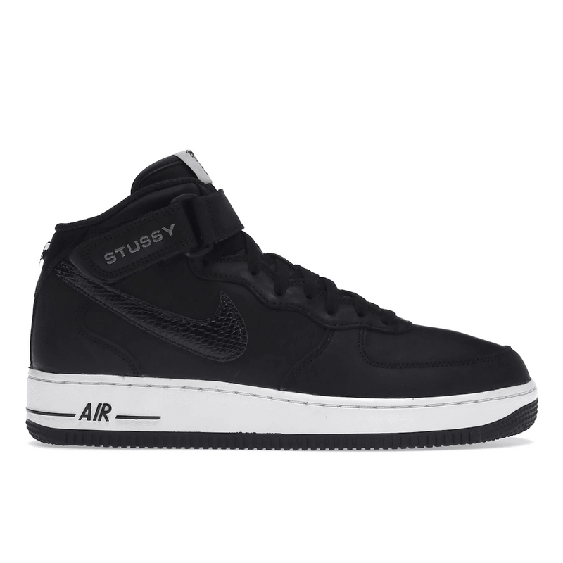Air Force 1 Mid x Stussy Black White product image