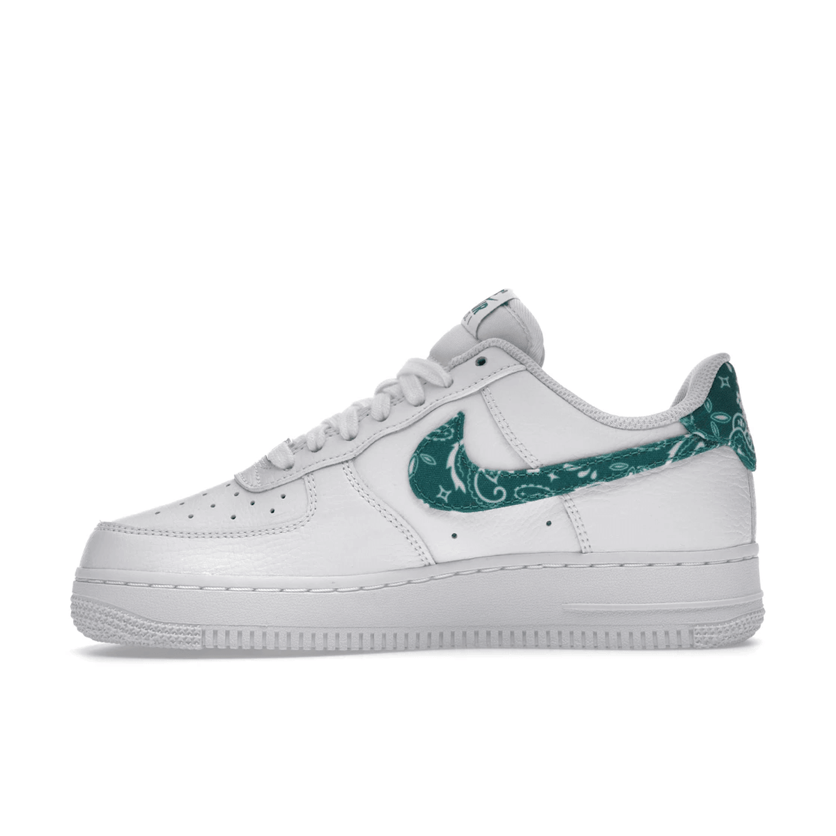 Air Force 1 White Green Paisley - Sneakerzone