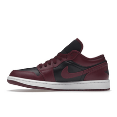 Air Jordan 1 Low Black Dark Beetroot - Sneakerzone