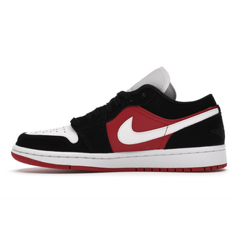 Air Jordan 1 Low Black White Gym Red - Sneakerzone