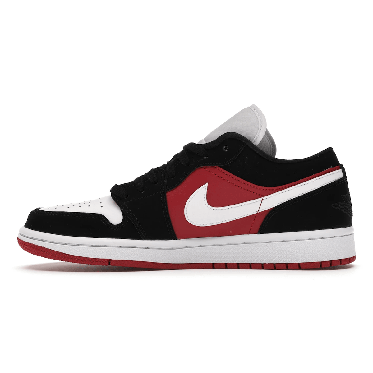 Air Jordan 1 Low Black White Gym Red - Sneakerzone