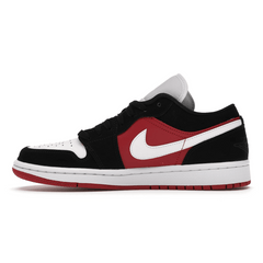 Air Jordan 1 Low Black White Gym Red - Sneakerzone