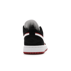 Air Jordan 1 Low Black White Gym Red - Sneakerzone