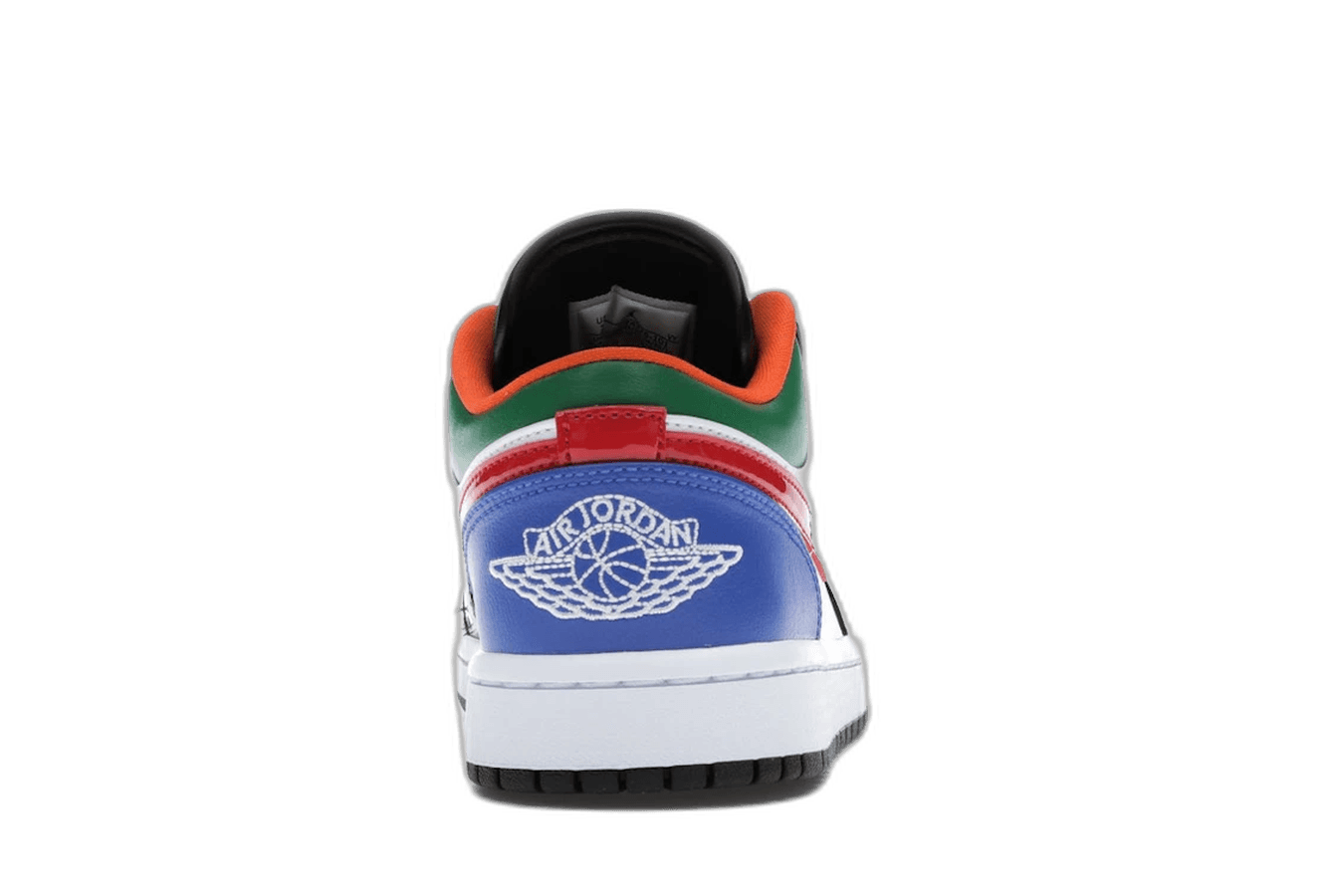 Air Jordan 1 Low Multi-Color Black Toe - Sneakerzone