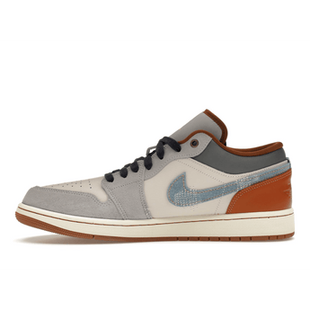 Air Jordan 1 Low SE Phantom Repaired Denim Swoosh - Sneakerzone