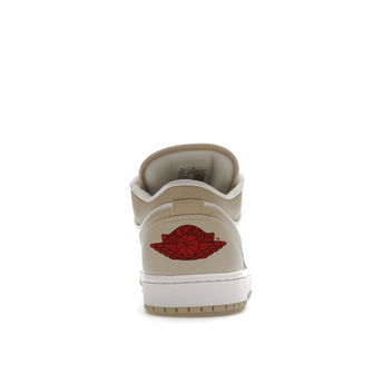 Air Jordan 1 Low SE Sail Rattan University Red - Sneakerzone