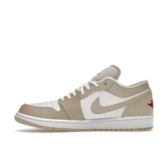 Air Jordan 1 Low SE Sail Rattan University Red - Sneakerzone