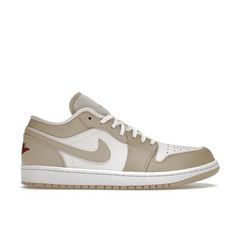 Air Jordan 1 Low SE Sail Rattan University Red - Sneakerzone