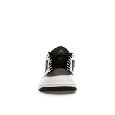 Air Jordan 1 Low White Black Metallic Gold Swoosh - Sneakerzone