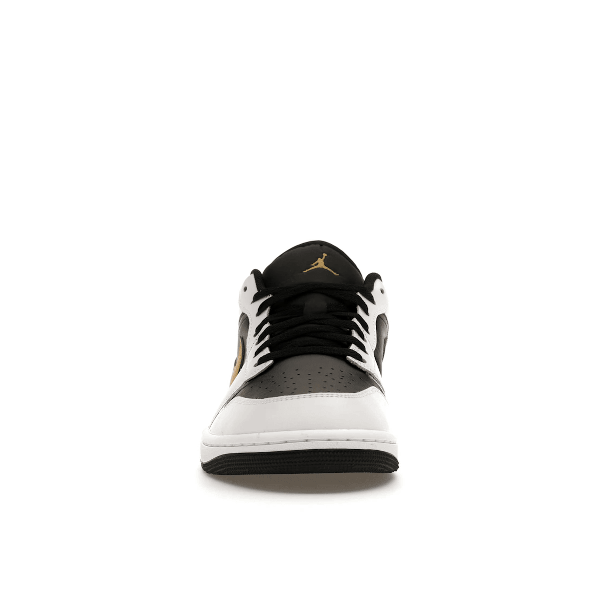 Air Jordan 1 Low White Black Metallic Gold Swoosh secondary image