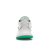 Air Jordan 1 Low White Lucky Green Tumbled Leather - Sneakerzone