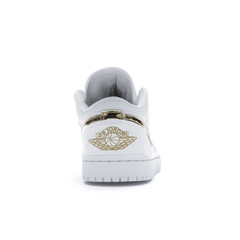Air Jordan 1 Low White Metallic Gold - Sneakerzone
