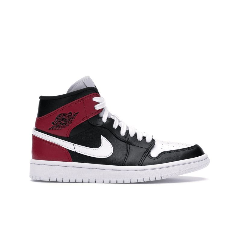 Air Jordan 1 Mid Black Noble Red product image