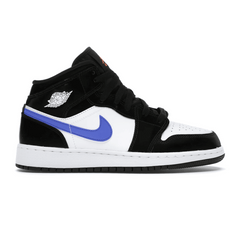 Air Jordan 1 Mid Black Racer Blue White - Sneakerzone