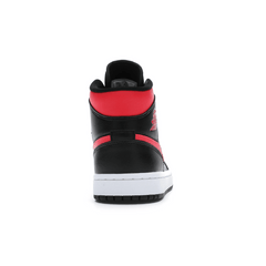 Air Jordan 1 Mid Black Siren Red - Sneakerzone
