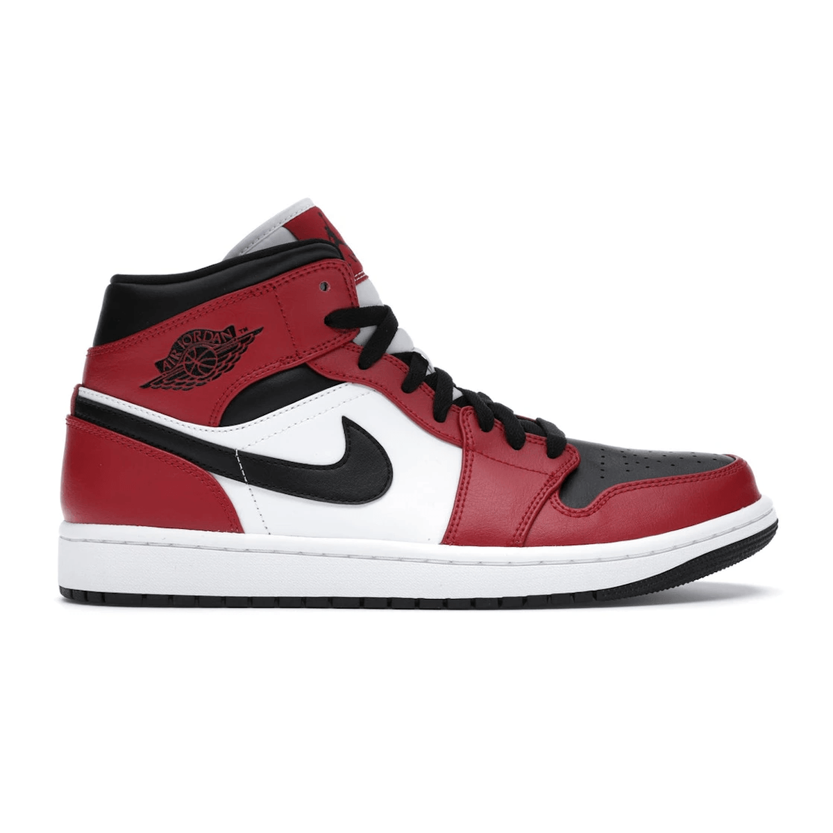 Air Jordan 1 Mid Chicago Black Toe - Sneakerzone