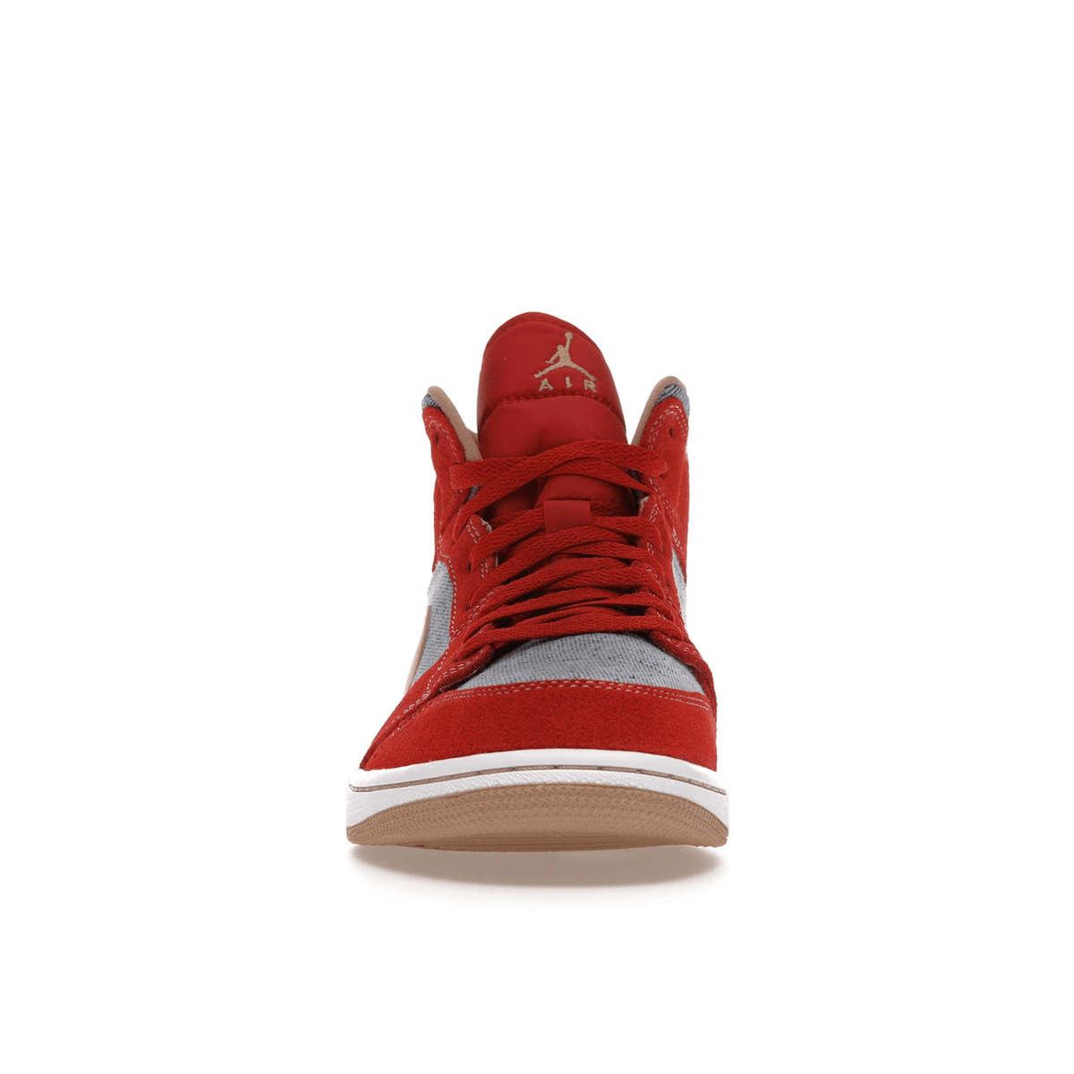 Air Jordan 1 Mid Denim Red - Sneakerzone