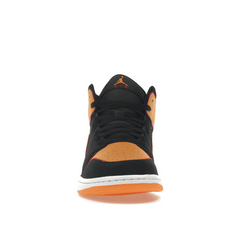 Air Jordan 1 Mid Fat Tongue Black Orange - Sneakerzone