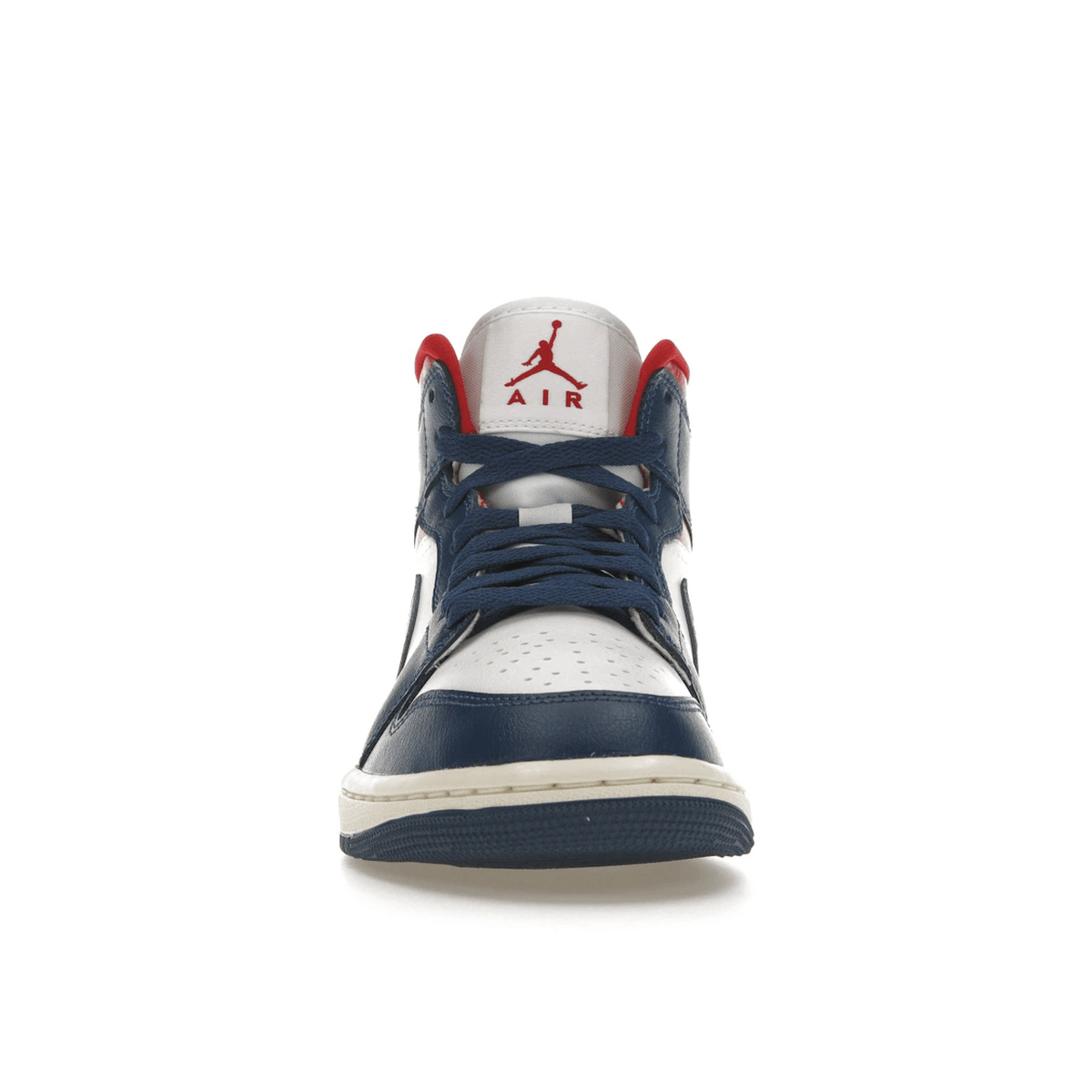 Air Jordan 1 Mid French Blue Gym Red - Sneakerzone