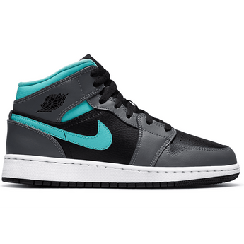 Air Jordan 1 Mid Grey Aqua - Sneakerzone