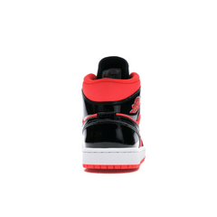 Air Jordan 1 Mid Hot Punch Black - Sneakerzone