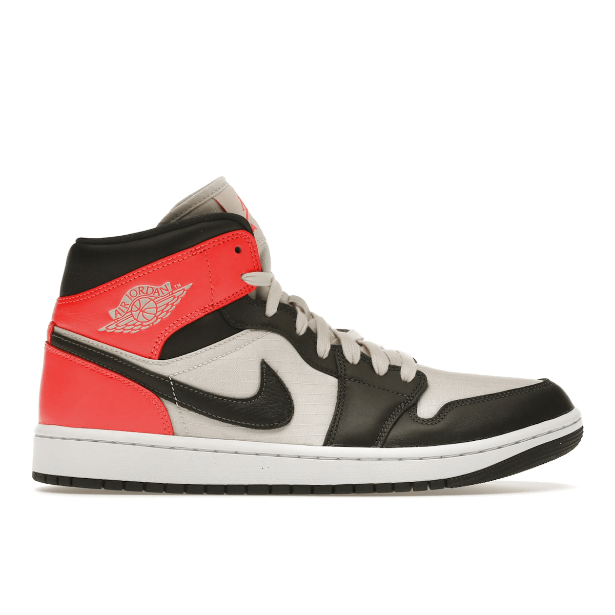 Air Jordan 1 Mid Newsprint Light Orewood Brown - Sneakerzone